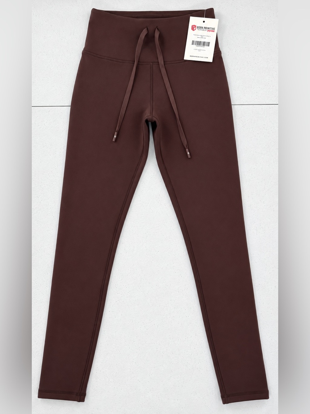NWT Born Primitive Fleece Lined Leggings Women’s Small French Roast Brown
